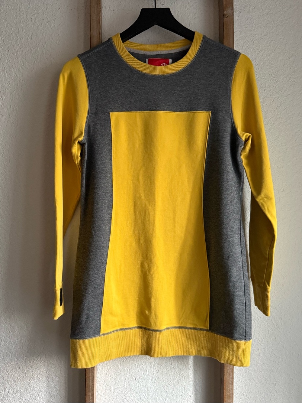 Tradition Long Sleeve Color-block Tunic Top Wmn’s sz: Small